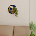 VOLLEYBALL HEED Estante Redondo Decorativo en Efecto Roble