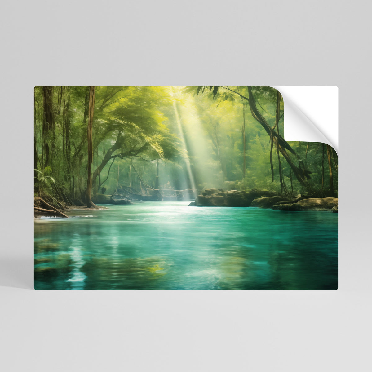 SERENE REFLECTIONS Póster adhesivo horizontal