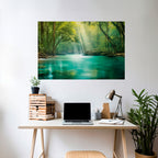 SERENE REFLECTIONS Peel and Stick Horizontal Poster