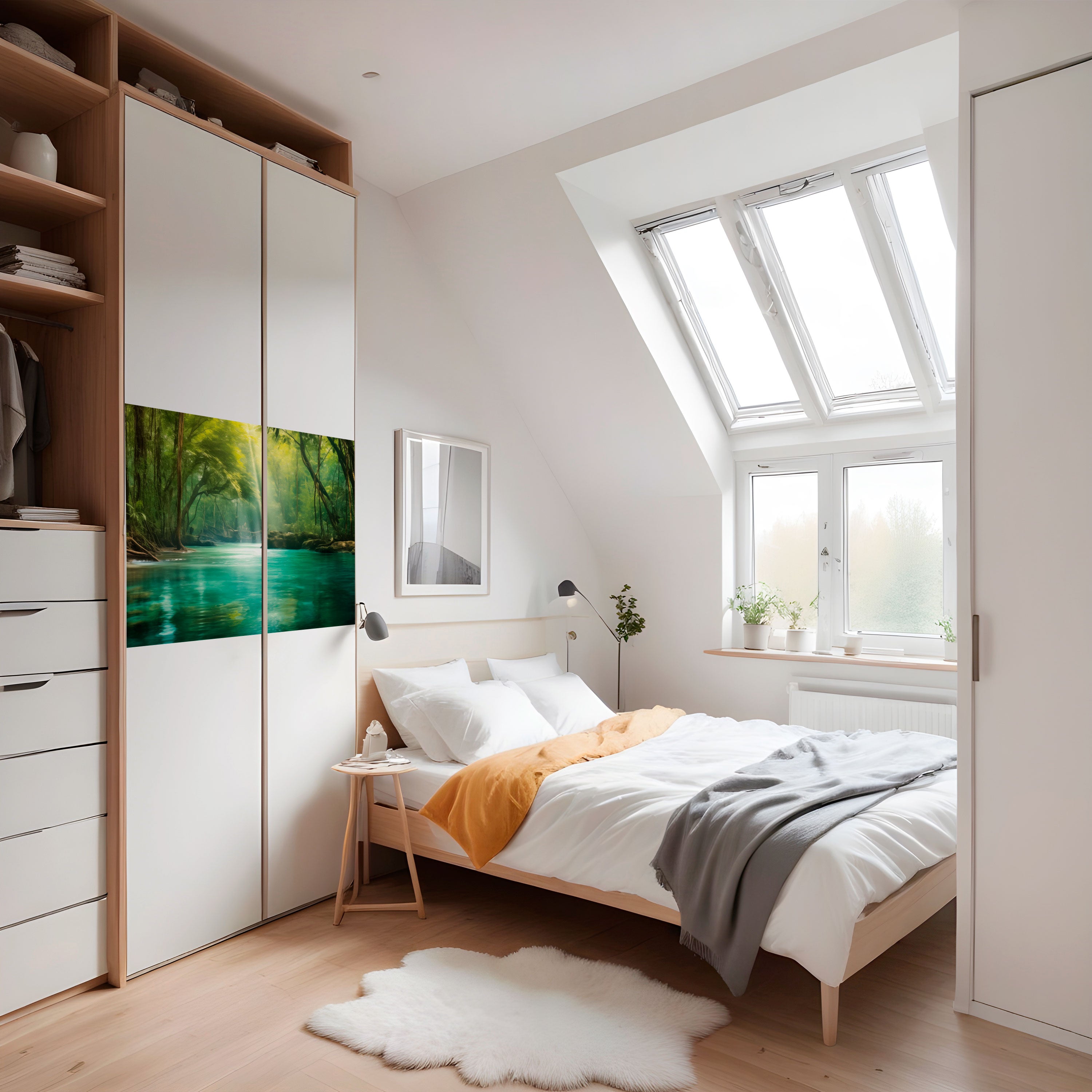 REFLEXIONES SERENAS Póster horizontal autoadhesivo