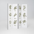 WHISPERS OF WILD HERBS Decorative 4-Panel Room Divider