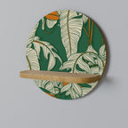 VERDANT PLEASURES Estante Redondo Decorativo en Efecto Roble