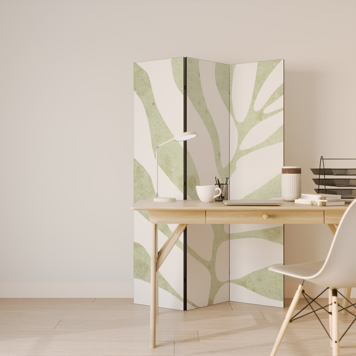 BOTANICAL SPARK Biombo de 3 paneles