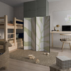 BOTANICAL SPARK Biombo de 4 paneles