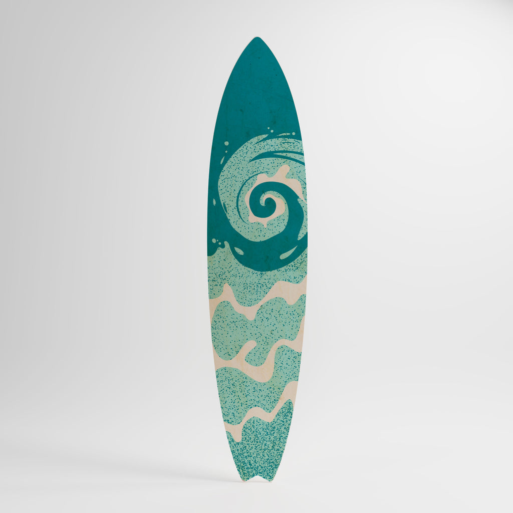 AQUA HELIX Panel decorativo de tabla de surf