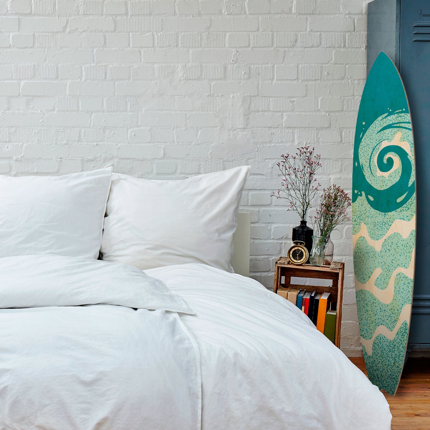 AQUA HELIX Panel decorativo de tabla de surf