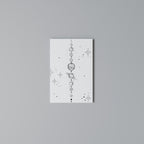 GALAXY OUTLINE Cuadro en lienzo vertical