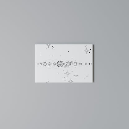 GALAXY OUTLINE Cuadro en lienzo horizontal