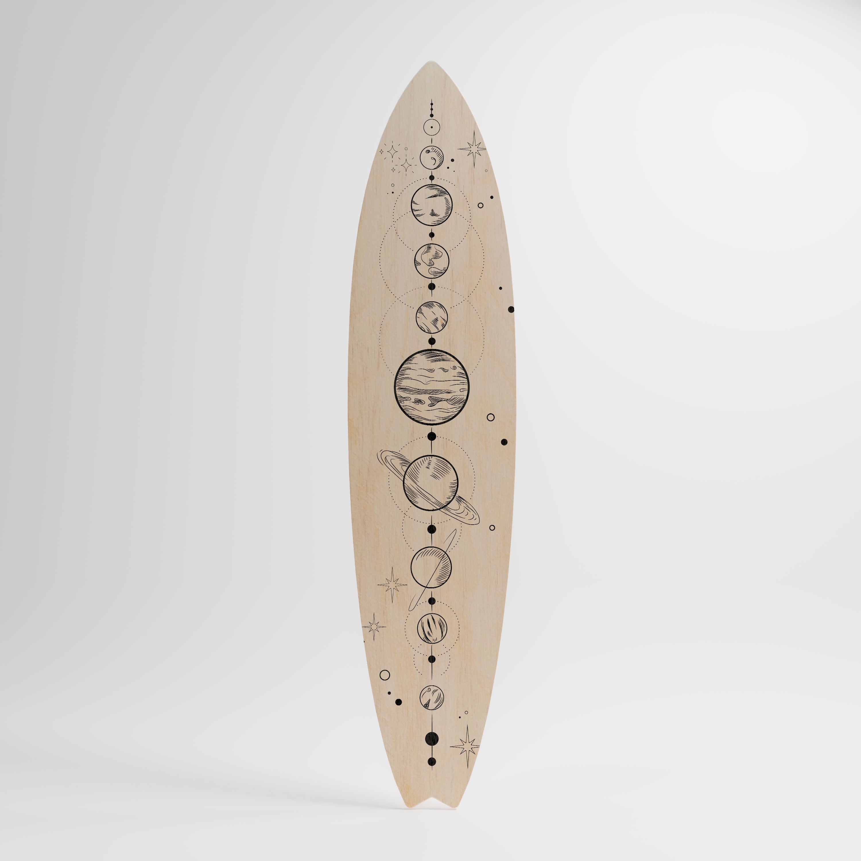 GALAXY OUTLINE Panel decorativo de tabla de surf