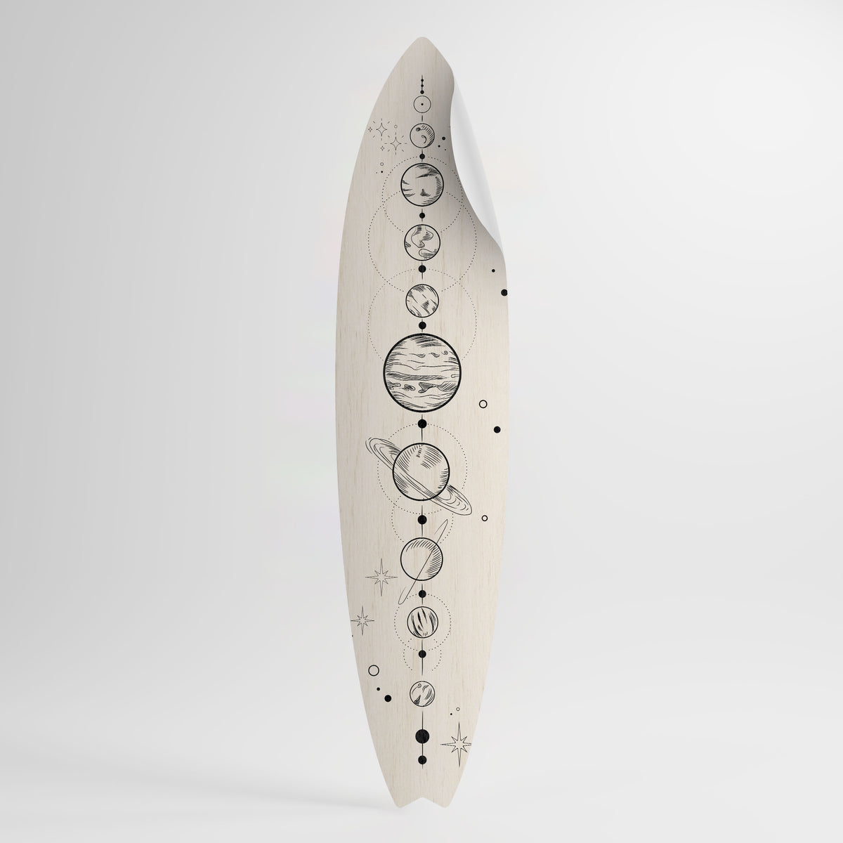 GALAXY OUTLINE Vinilo decorativo de tabla de surf
