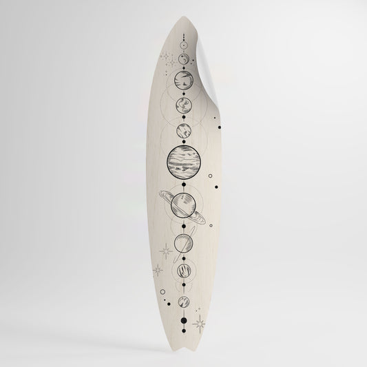 GALAXY OUTLINE Vinilo decorativo de tabla de surf