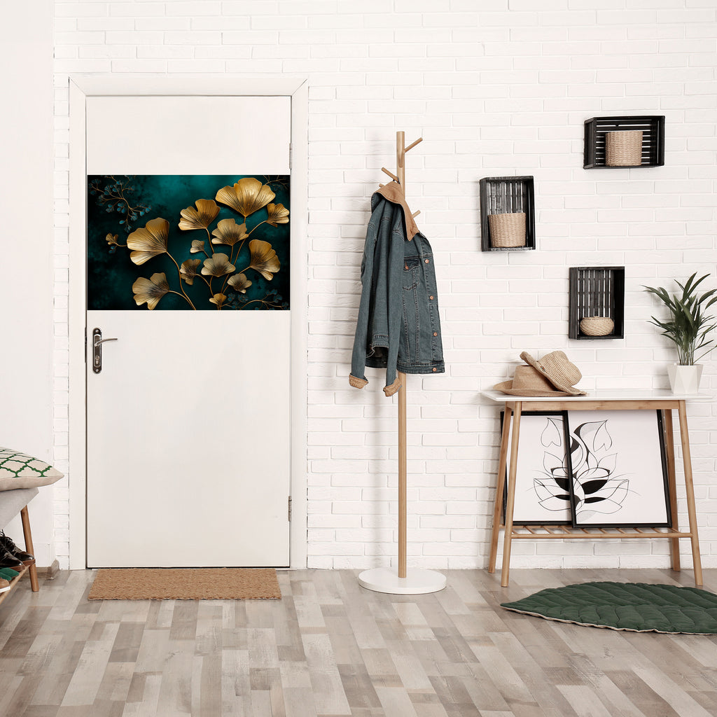 Póster horizontal autoadhesivo GOLDEN FLORA FANTASY