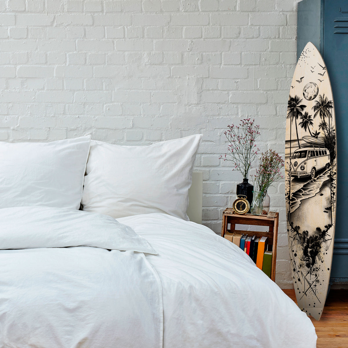TRIPPY MEMORY Panel decorativo de tabla de surf