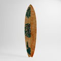 PALM LEAF SURFBOARD Panel decorativo de tabla de surf