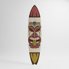 TOTEM TIKI Panel decorativo de tabla de surf