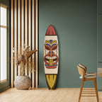 TOTEM TIKI Panel decorativo de tabla de surf