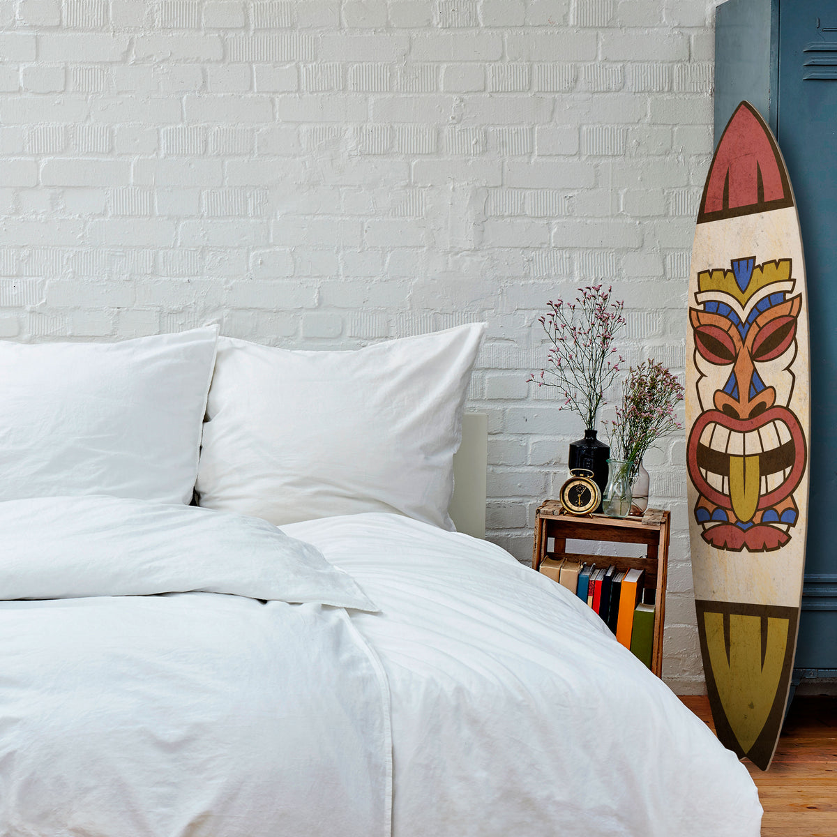 TOTEM TIKI Panel decorativo de tabla de surf