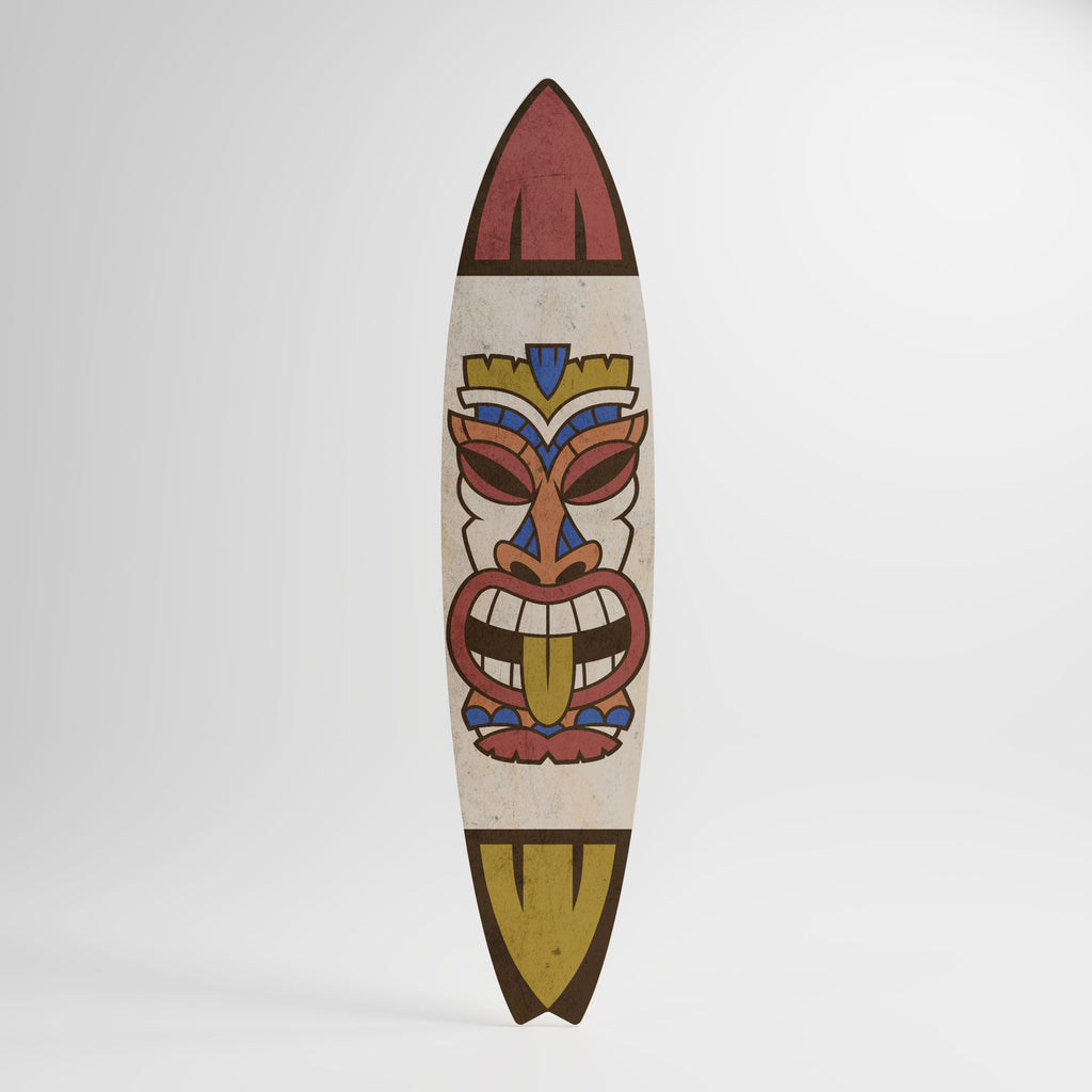 TOTEM TIKI Panel decorativo de tabla de surf