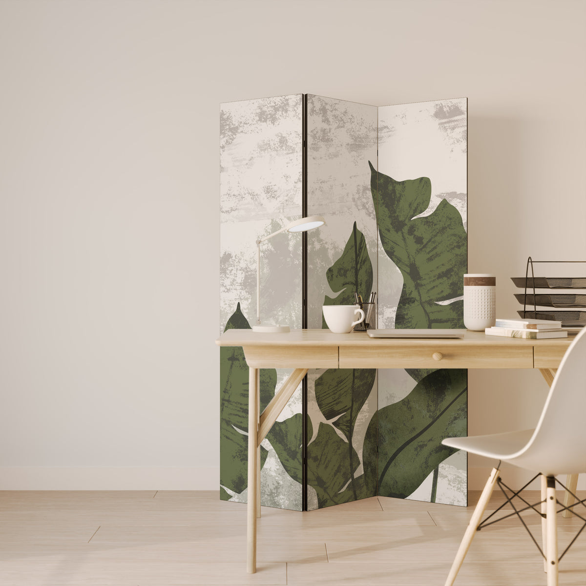 LEAF ECHO Biombo de 3 paneles