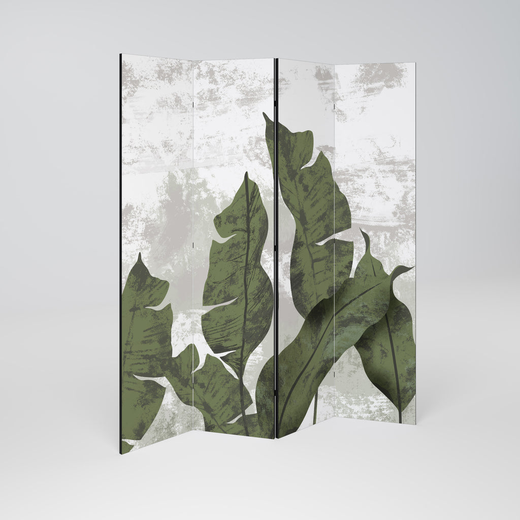 Biombo decorativo LEAF ECHO de 4 paneles