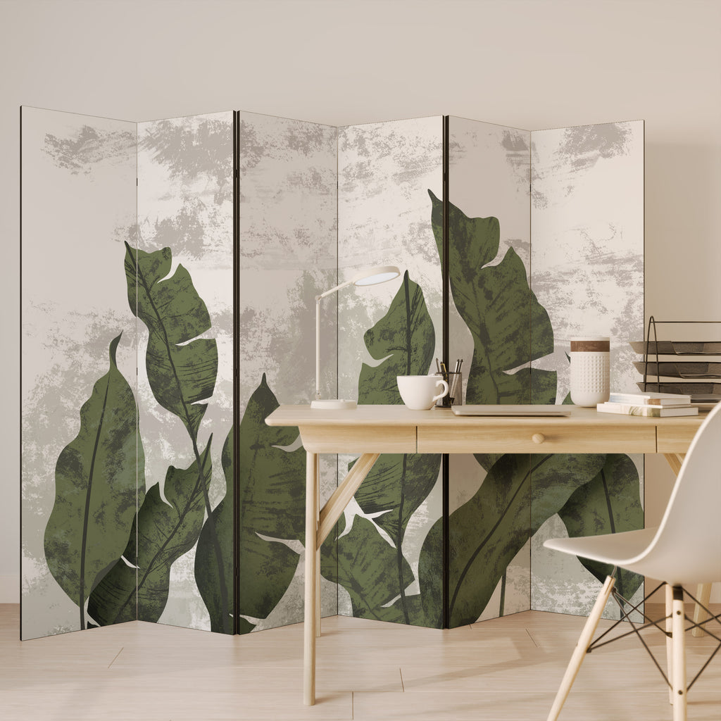 Biombo decorativo LEAF ECHO de 6 paneles