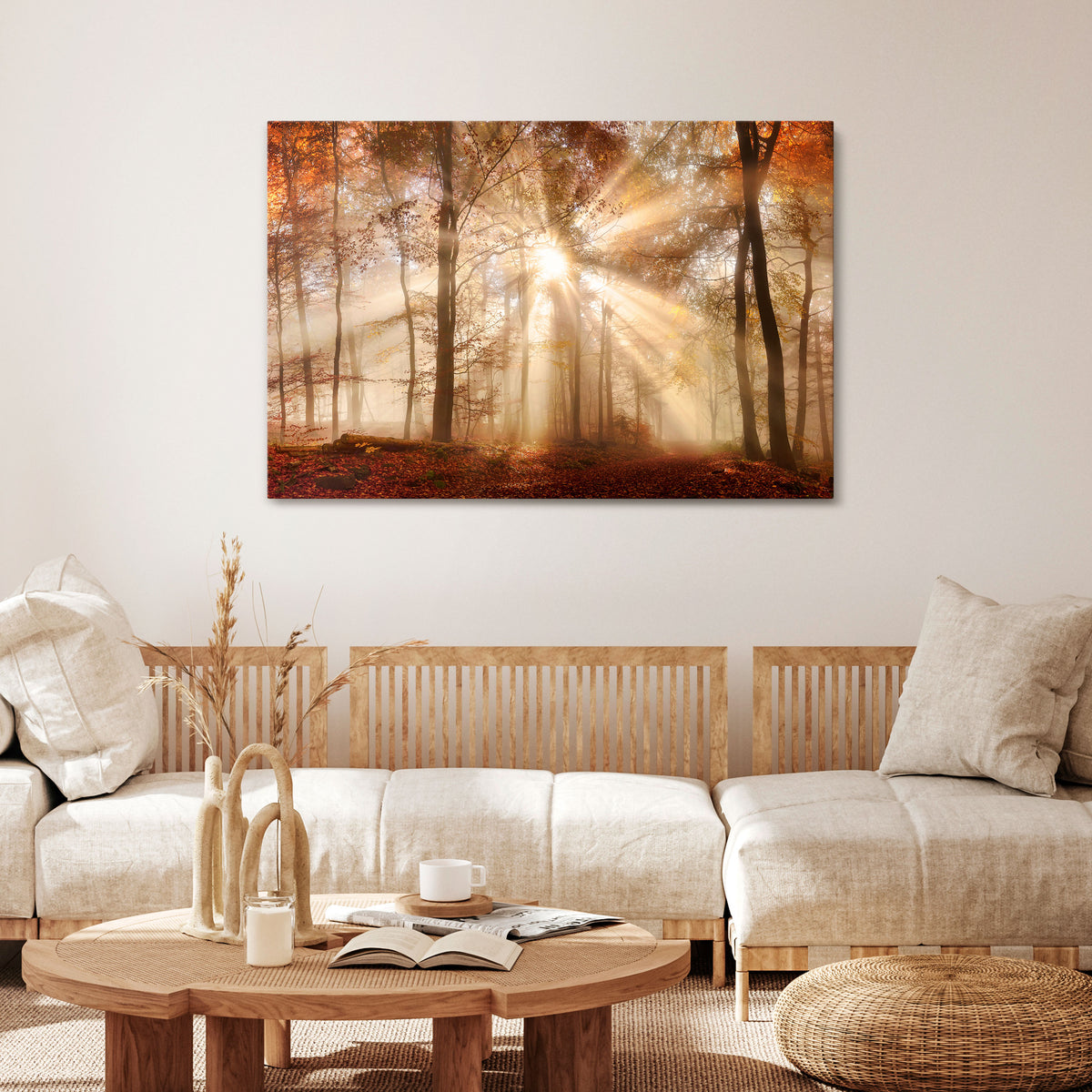 WHISPERS OF AUTUMN Cuadro en lienzo horizontal