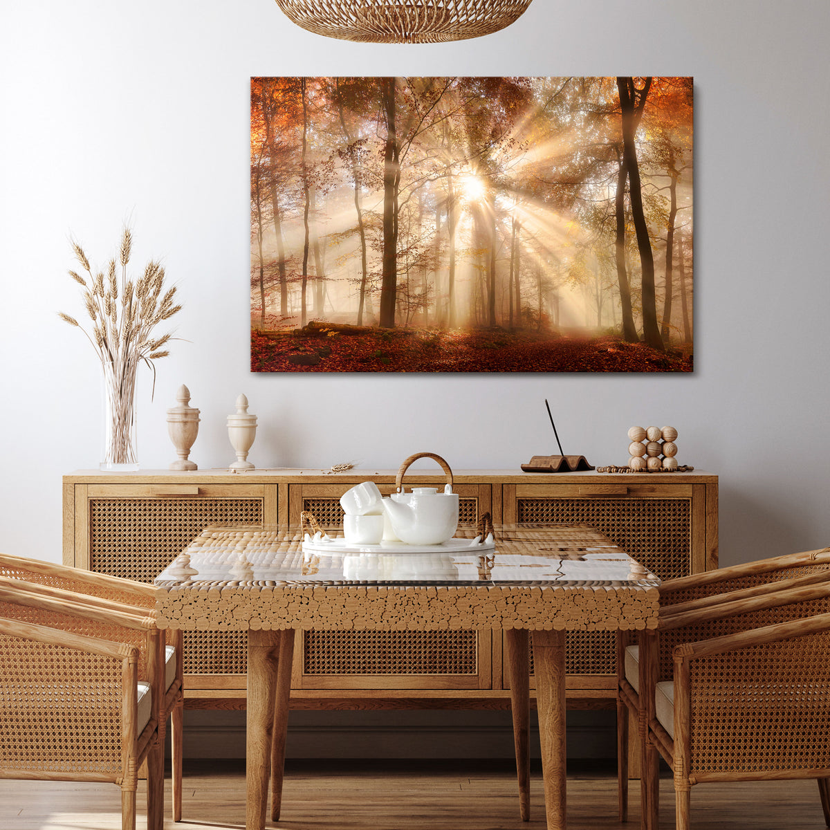 WHISPERS OF AUTUMN Cuadro en lienzo horizontal