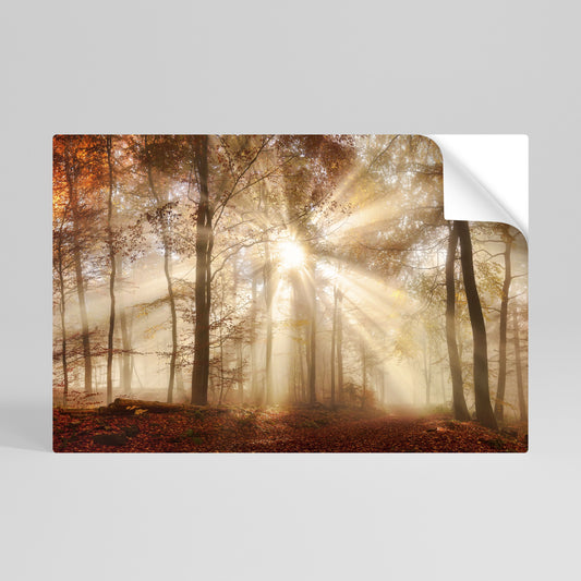 WHISPERS OF AUTUMN Póster adhesivo horizontal