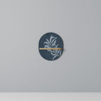 SHADOW BRANCH Estante Ovalado Decorativo en Efecto Roble