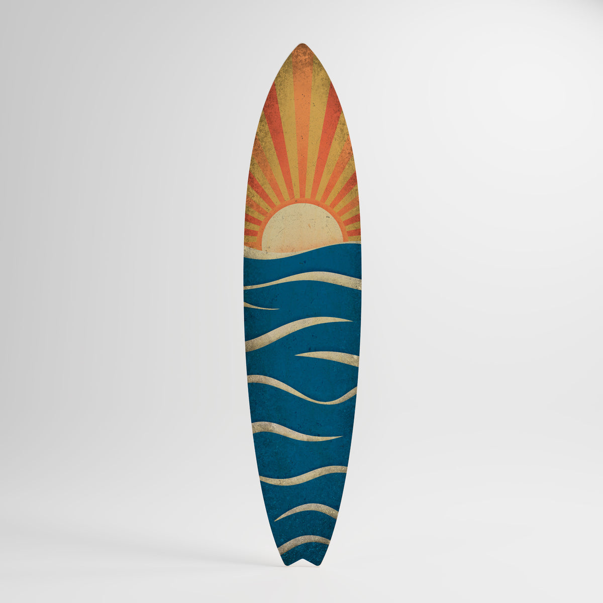 SUNNY SLIDE Panel decorativo de tabla de surf