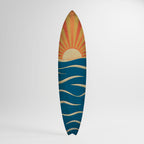 SUNNY SLIDE Panel decorativo de tabla de surf