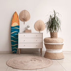 SUNNY SLIDE Panel decorativo de tabla de surf