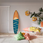 SUNNY SLIDE Panel decorativo de tabla de surf