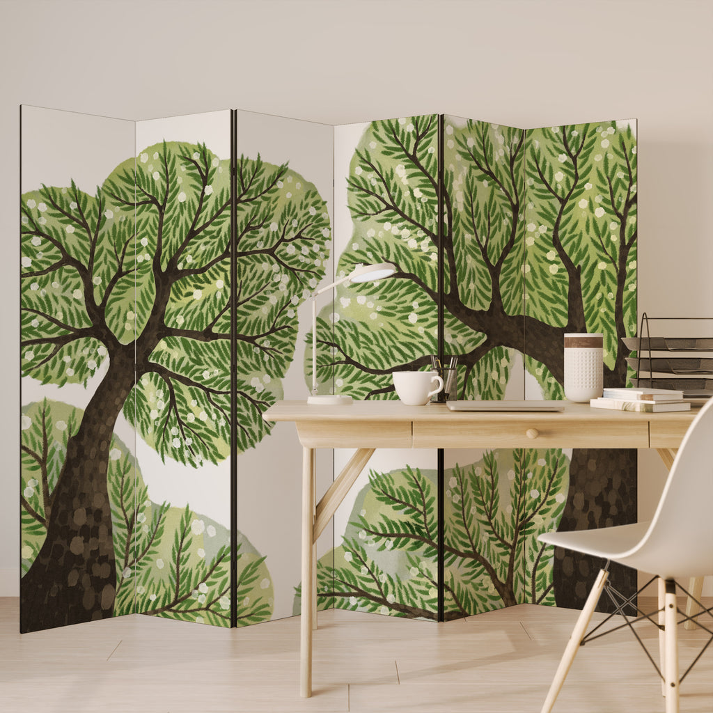 Biombo decorativo WILDERNESS DASH de 6 paneles
