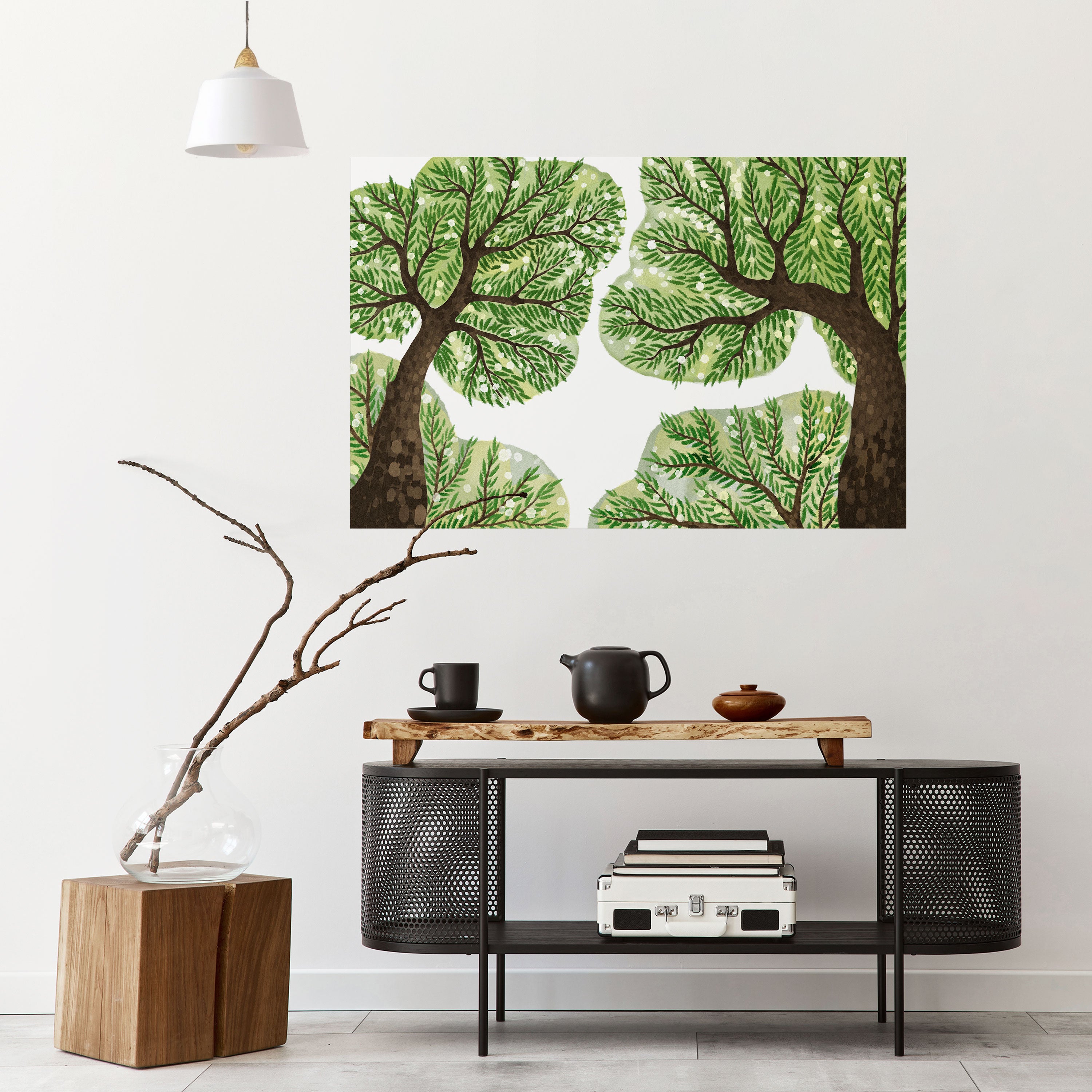 Póster horizontal autoadhesivo WILDERNESS DASH