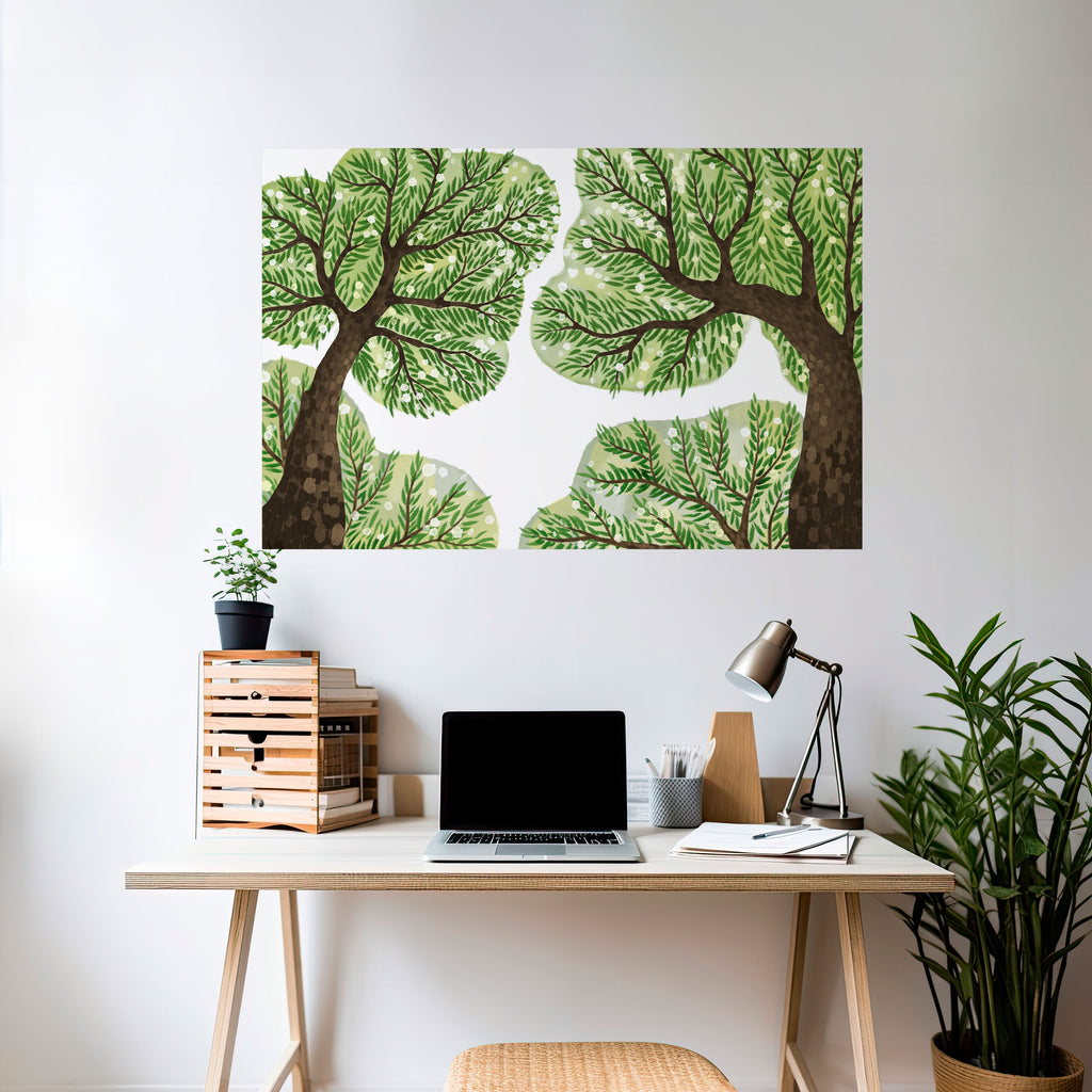 Póster horizontal autoadhesivo WILDERNESS DASH