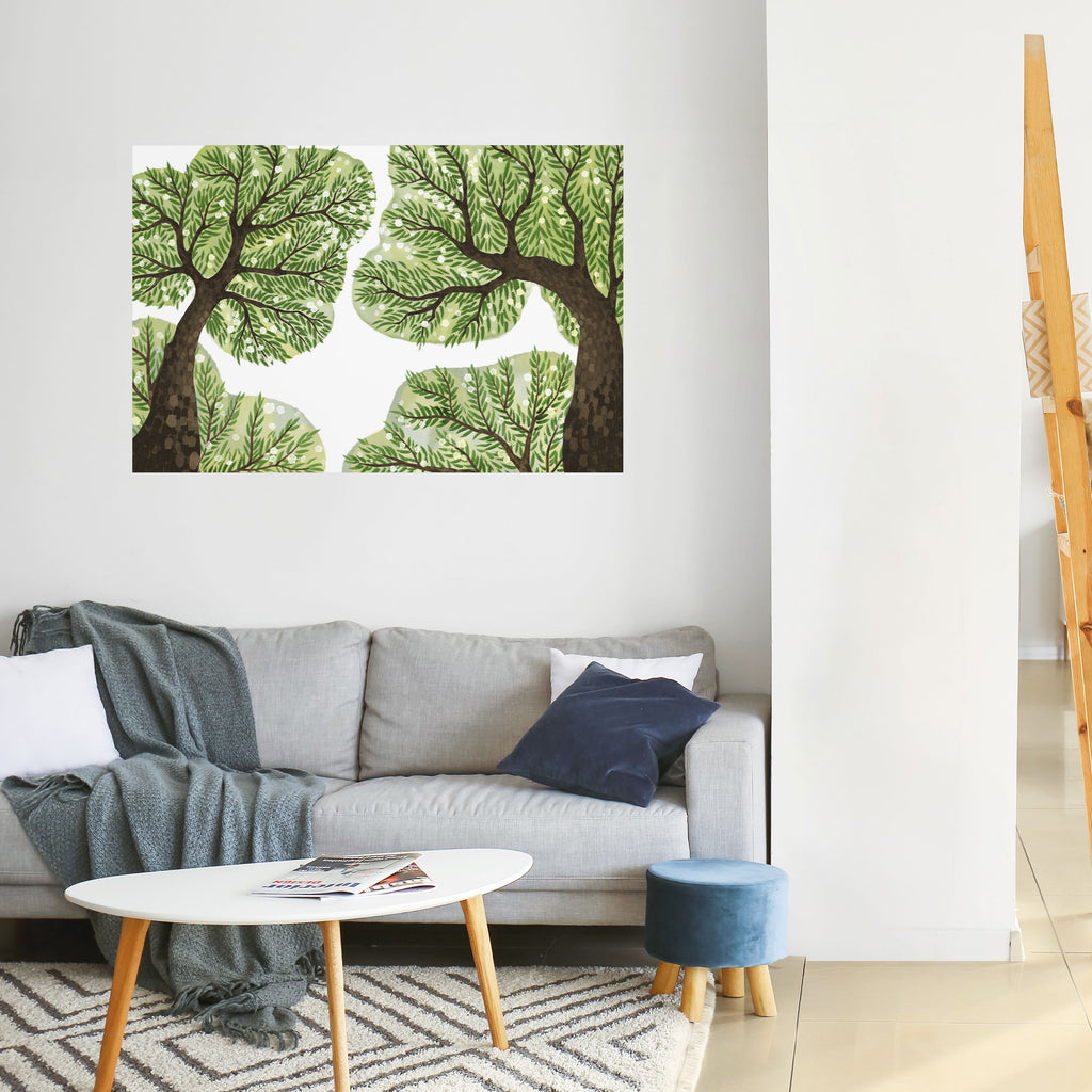 Póster horizontal autoadhesivo WILDERNESS DASH