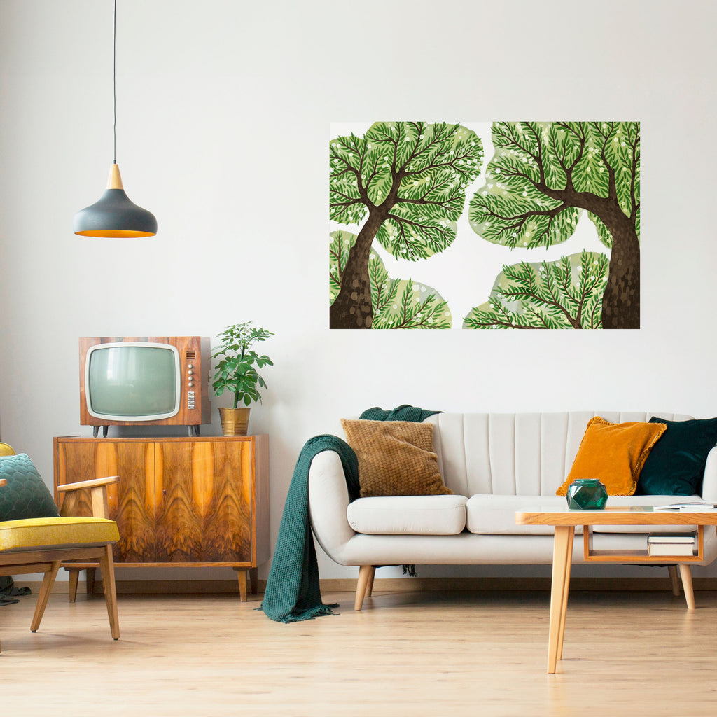 Póster horizontal autoadhesivo WILDERNESS DASH