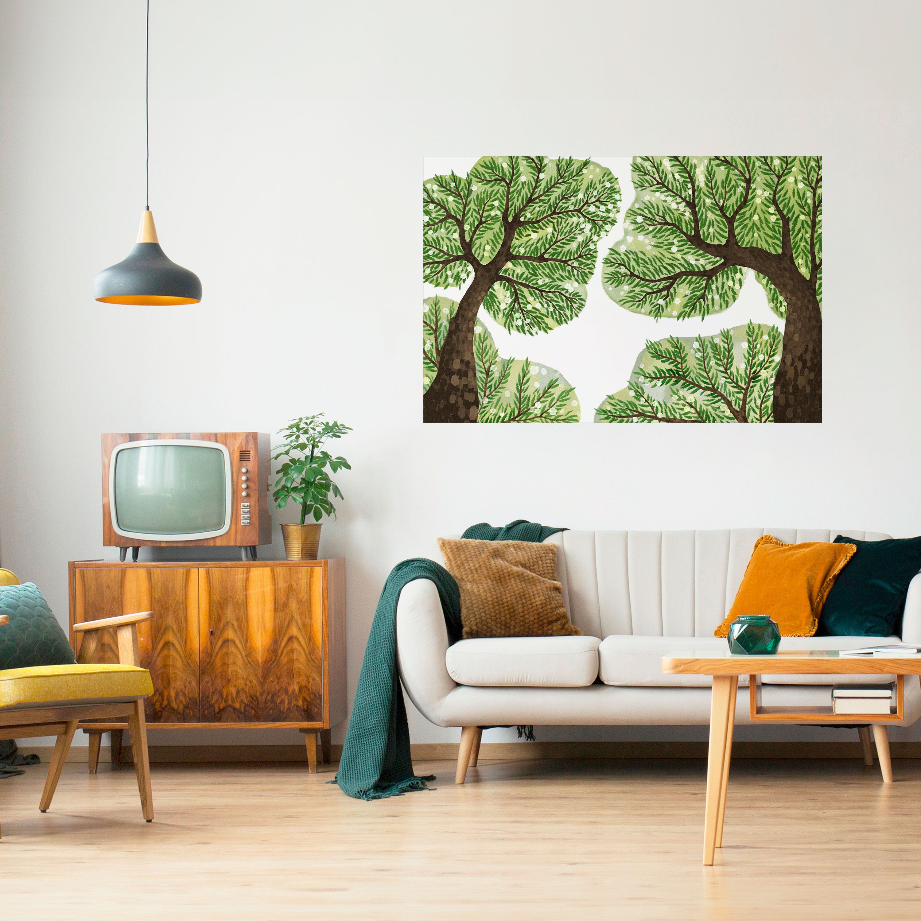 Póster horizontal autoadhesivo WILDERNESS DASH