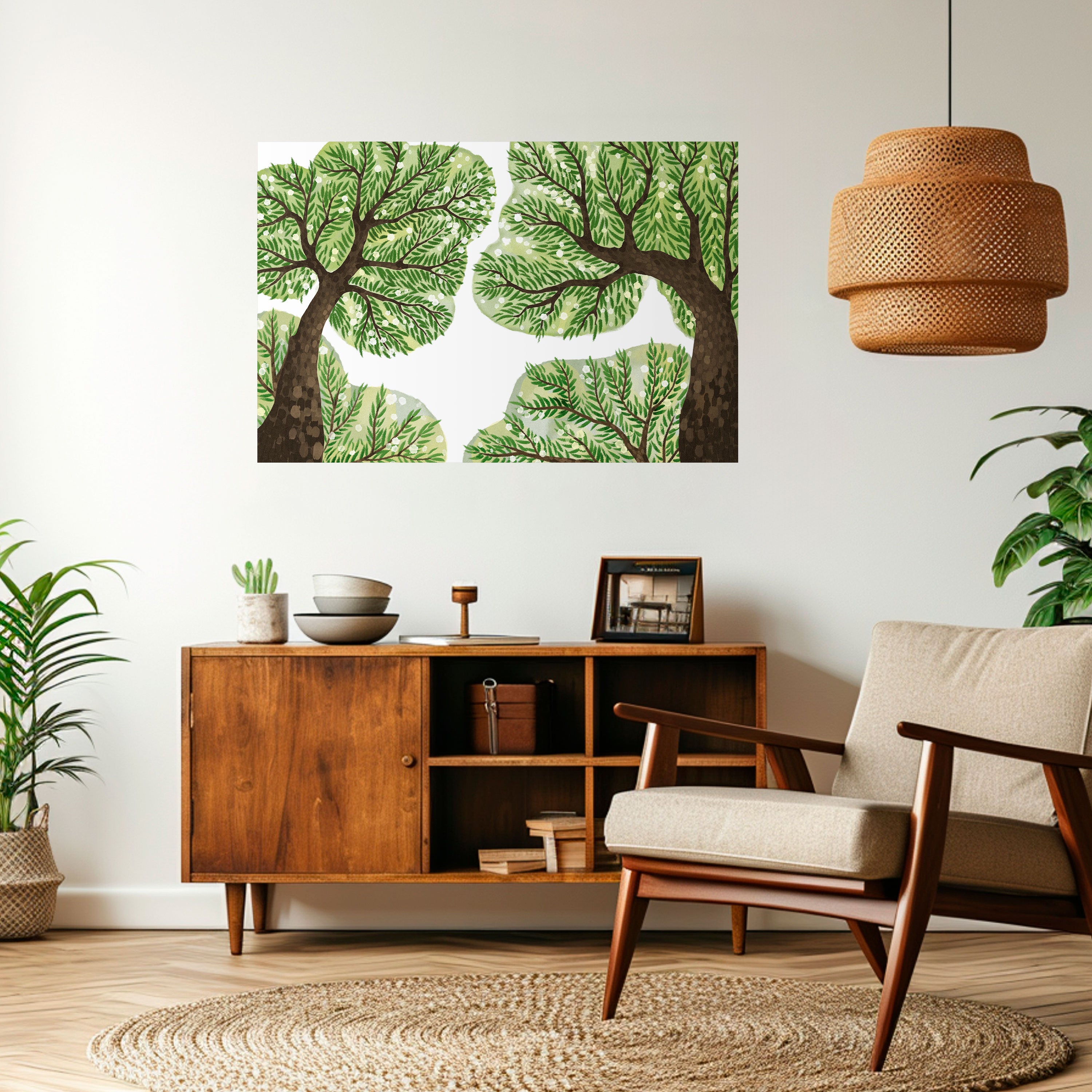 Póster horizontal autoadhesivo WILDERNESS DASH