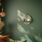 LEAVES ON GREEN Art Shelf