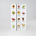 FRUIT LESSON 3-Panel Room Divider
