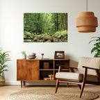 TRANQUIL STONES AND STREAMS Póster Horizontal Adhesivo