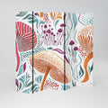 FUNGUS FANTASY Biombo Decorativo de 5 Paneles
