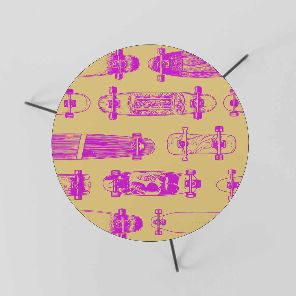 SKATEBOARD ARTISTRY Coffee Table 60