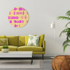 SKATEBOARD ARTISTRY Round Wall Art