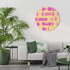 SKATEBOARD ARTISTRY Round Wall Art