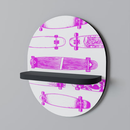 SKATEBOARD SKETCH Estante Artístico