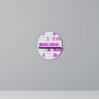 SKATEBOARD SKETCH Oval Art Shelf In Black Finish