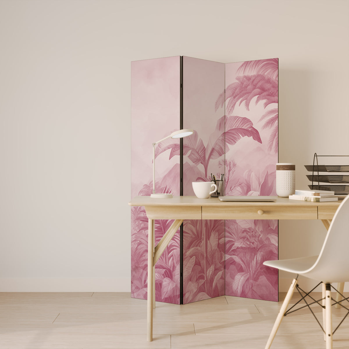 SWEET TROPICS Biombo de 3 paneles